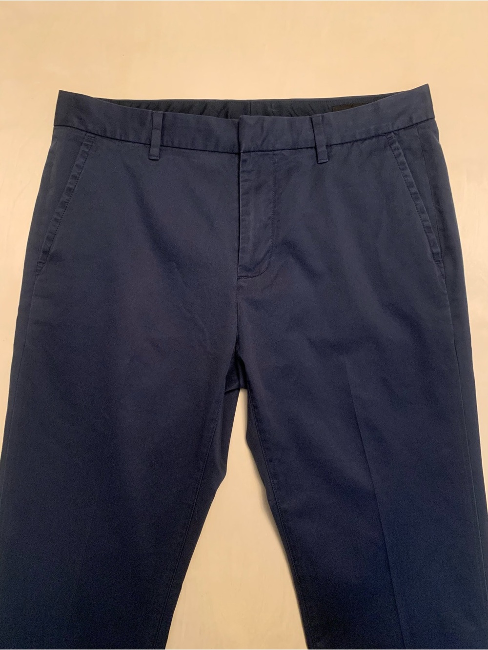 Men’s Bonobos Monday Straight Leg Navy Dress Pants, Size 31/32